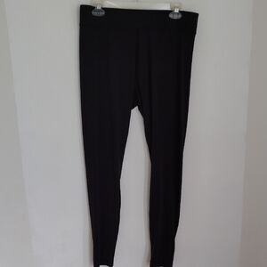 Lands' End Women's Black Thermaskin Heat Thermal Base Layer Leggings Sz M